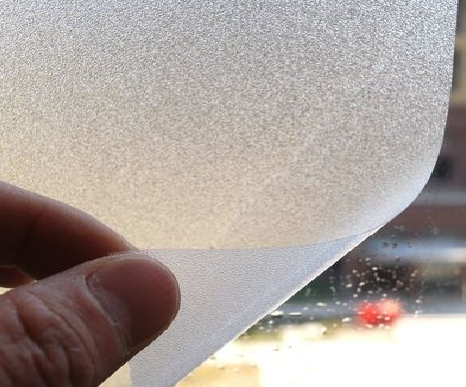 夏邑玻璃门外面粘广告用什么材料好？